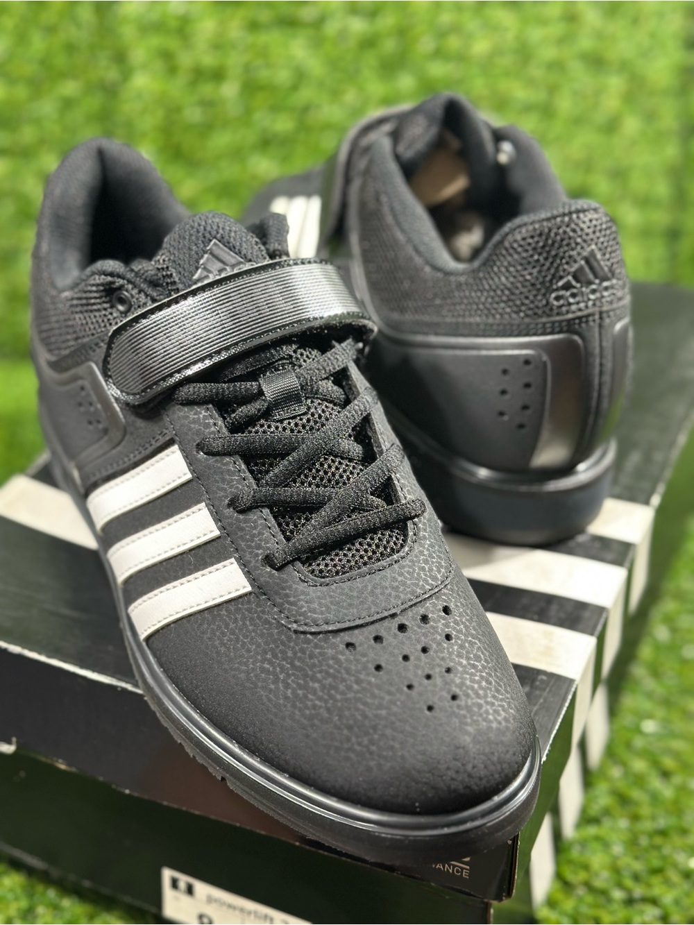 ADIDAS POWERLIFT 2 WEIGHT LIFTING TRAINER SHOES,SIZE MENS 8 , S77952 , NEW
